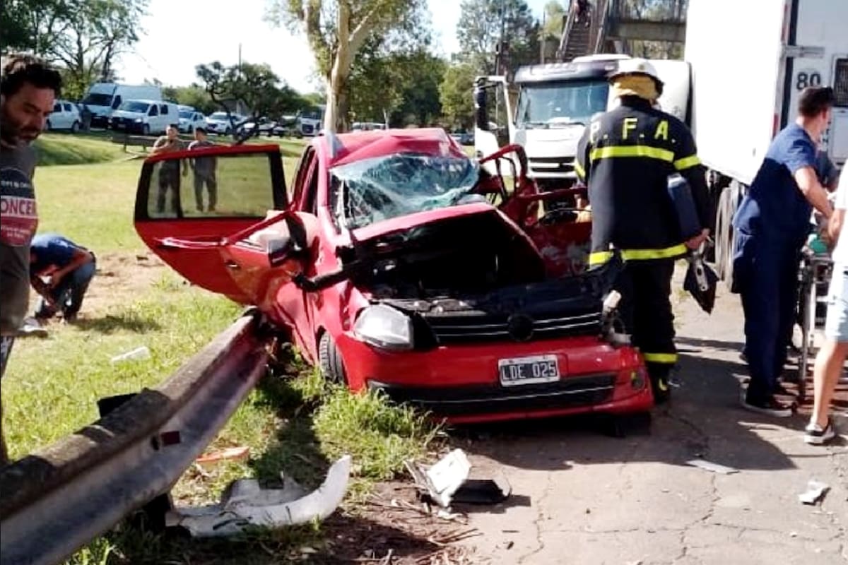 Accidente en Autopista Ricchieri