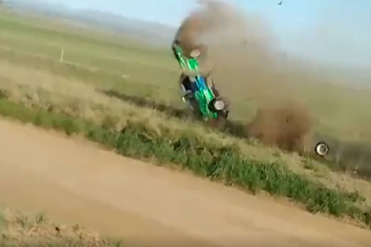 Accidente en el Rally Bonaerense del Sudoeste