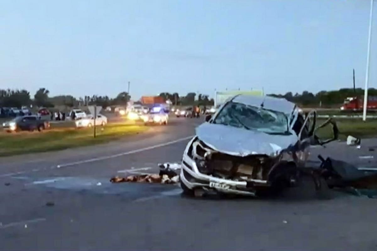 Accidente en la ruta 7