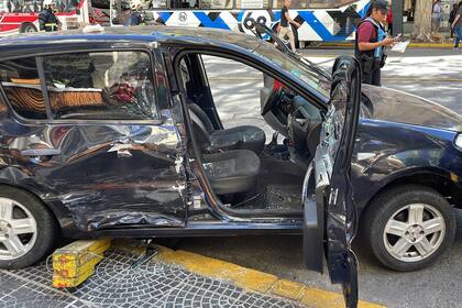 Accidente en Palermo: tres personas graves tras un choque en el cruce de las avenidas Coronel Díaz y Santa Fe