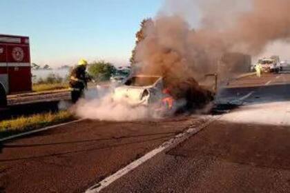 Accidente en ruta 12 en Zárate