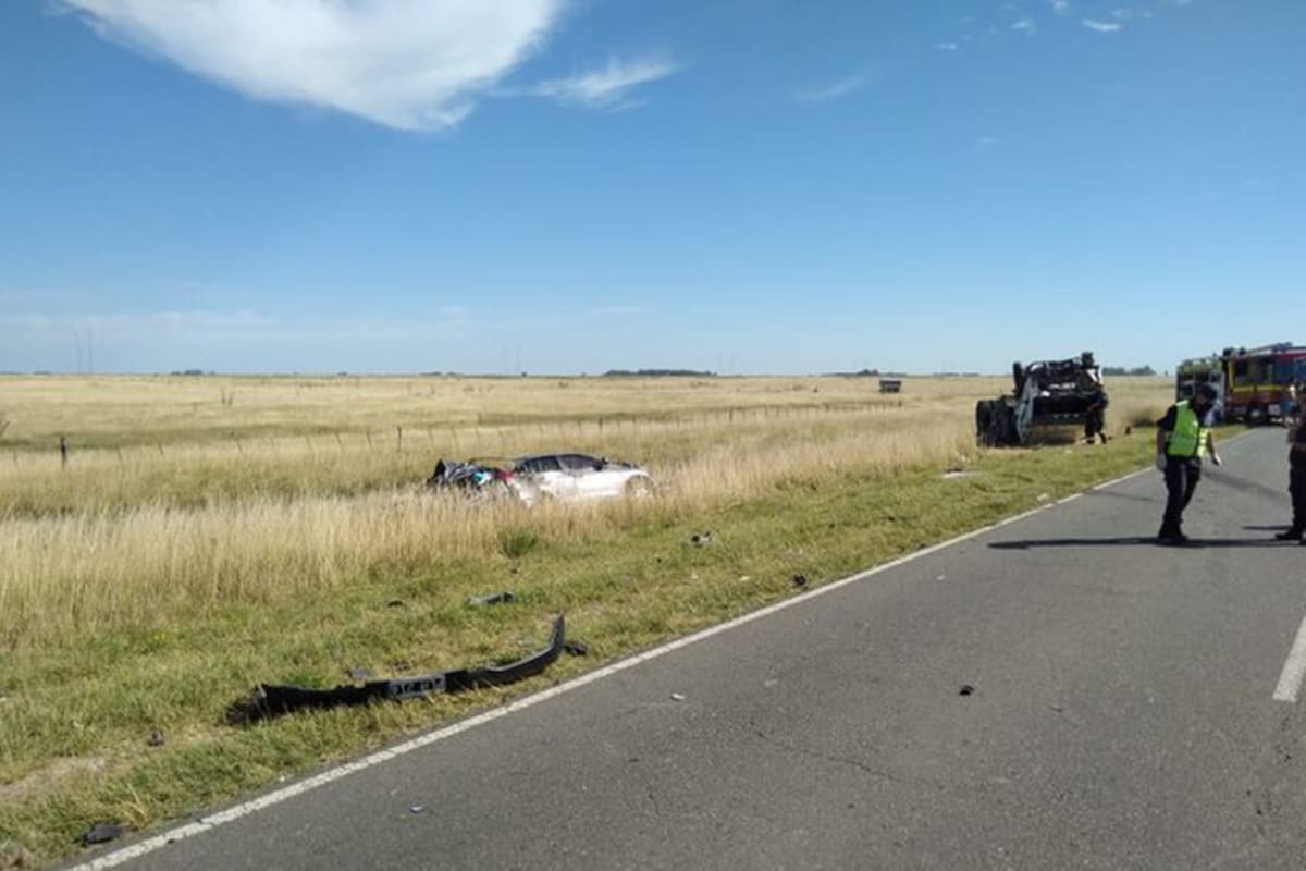 Accidente fatal en Laprida