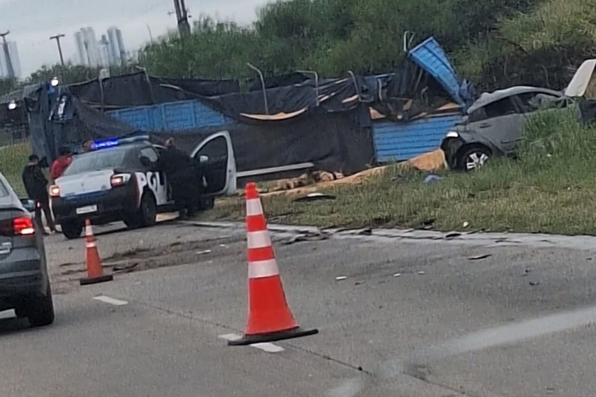 Accidente fatal en la Circunvalación Oeste de la ciudad de Santa Fe