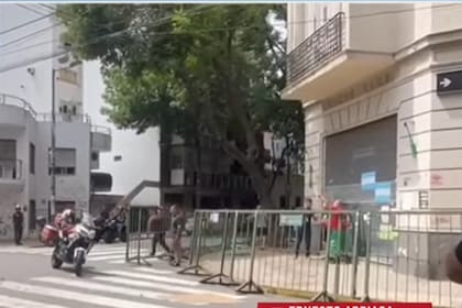 Accidente frente a la casa de Cristina