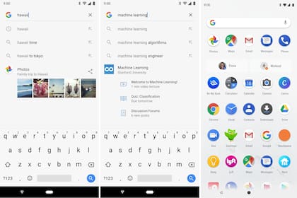 Acciones sugeridas en Android Pie