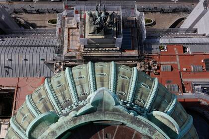 Vista desde la cúpula del Congreso.