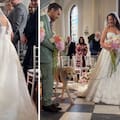 Billy acompañó y entregó a su dueña en el altar cuatro días antes de despedirse para siempre