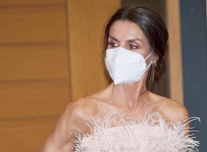 Acorde al protocolo COVID, permaneció con mascarilla en todo momento
