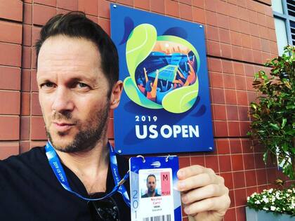 Acreditación para el US Open.