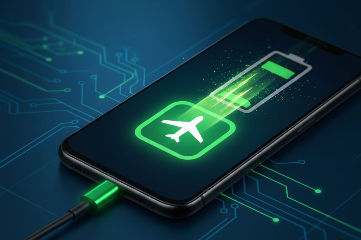 Activar el modo avión antes de cargar el celular puede acelerar la recarga