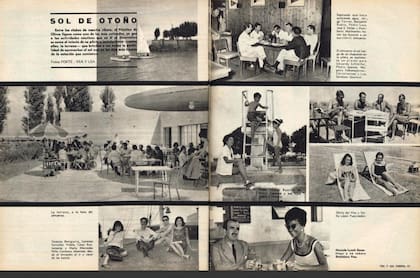 Actividad social en las instalaciones del Club Náutico Olivos, registradas por el gran fotógrafo Eduardo Forte para la revista Vea y Lea, el 11 de abril de 1963. Conocido inicialmente como Olivos Boat Club había abierto sus puertas en 1921.