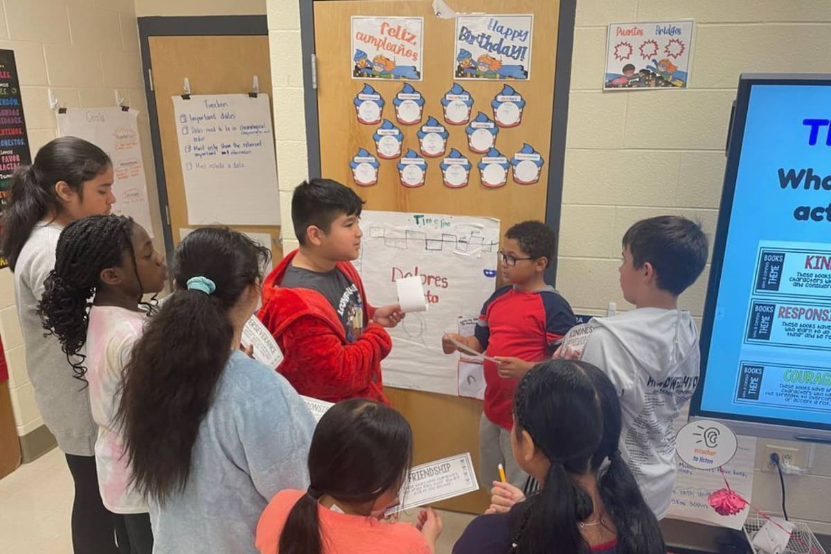 Actividades en una escuela de Maryland (imagen ilustrativa).