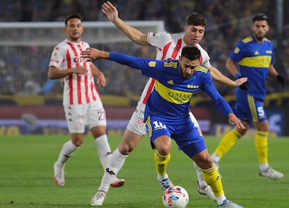 Activo, pero no muy lúcido: así se mostró Toto Salvio en la derrota de Boca a manos de Unión en La Bombonera.