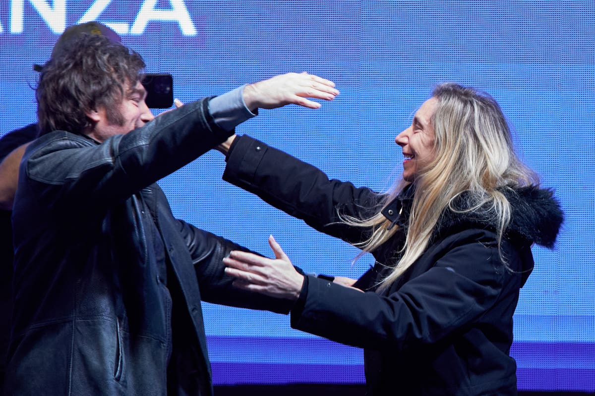 Acto de cierre de campaña del presidente de Argentina, Javier Milei, para la elecciones en la provincia de Buenos Aires en el medio de investigaciones por corrupción.
03/09/2025.
