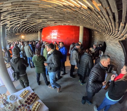 Acto de inauguración del planetario cuyo diseño y arquitectura estuvo a cargo de Leandro Panetta, Oscar E. Romero y el Estudio Spirit.