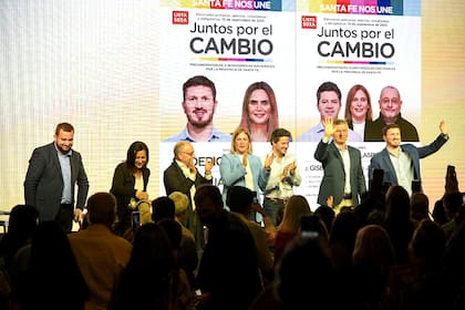Acto de Mauricio Macri y Federico Angelini en Rosario