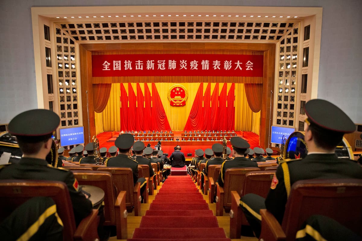 Acto de Xi Jinping en China