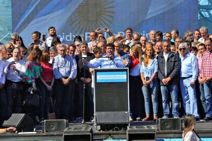 Acto del peronismo en Avellaneda