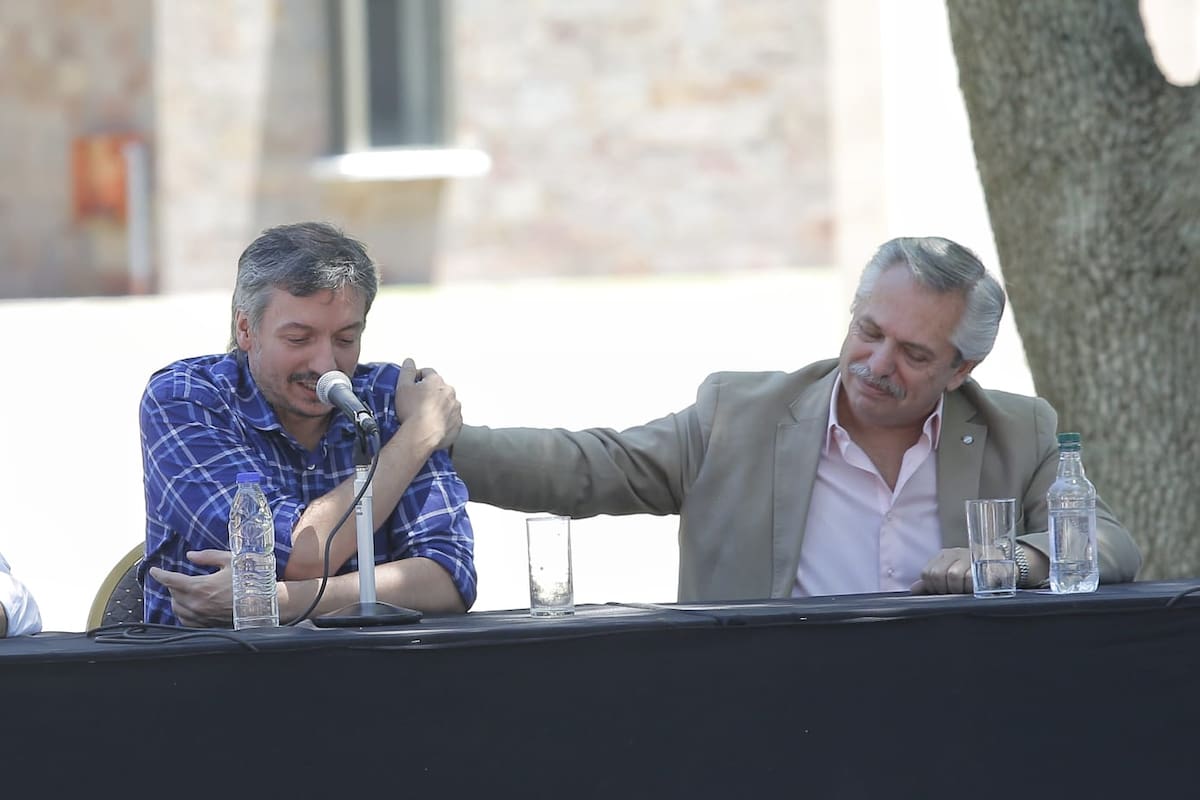 acto del presidente alberto fernandez y maximo Kirchner en san Vicente Presentación de nuevas autoridades partidarias