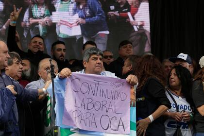 Acto en plaza de Mayo