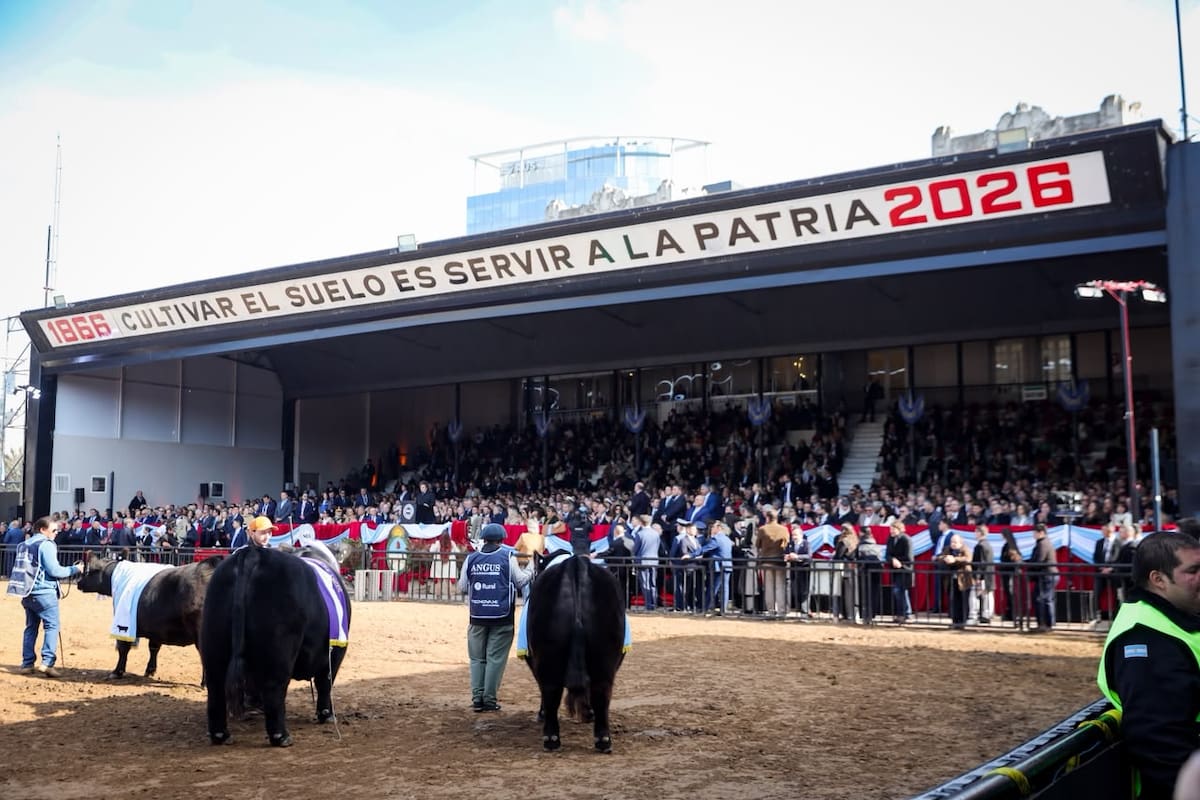 Acto inaugural de la Exposición Rural de Palermo