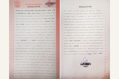 El acta notarial de Toty Flores sobre la cena con Elisa Carrió y Facundo Manes