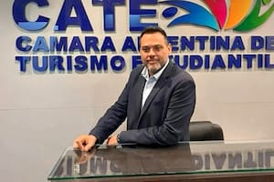 Actual presidente de la Cámara Argentina de Turismo Estudiantil, Gastón Burlón fue secretario de Turismo de Bariloche