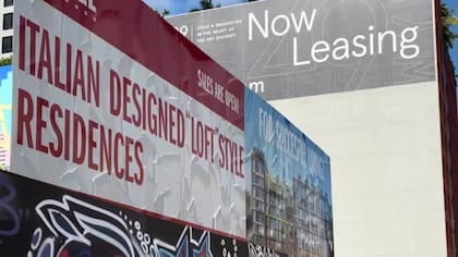 Actualmente, el barrio experimenta un auge de nuevos edificios residenciales.