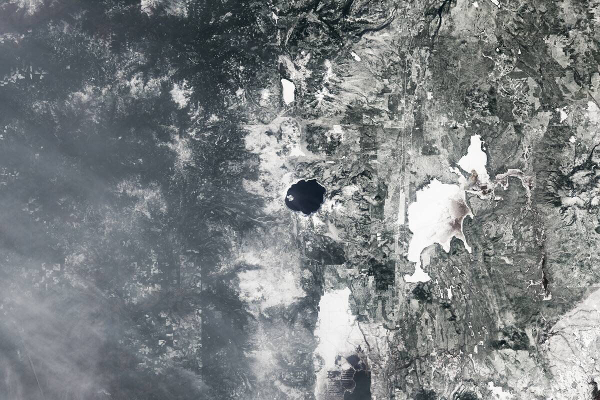 Actualmente, el Crater Lake solo se puede apreciar a través de imágenes satelitales