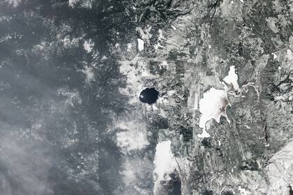 Actualmente, el Crater Lake solo se puede apreciar a través de imágenes satelitales