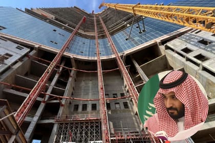 Actualmente, se completaron 63 de los 157 pisos planificados, y se espera que la torre esté terminada para finales de la década (Reuters/Canva)