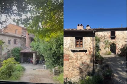 Actualmente, se encuentra en una mansión del XIII en la Toscana (Captura: Instagram @dantefiorani)