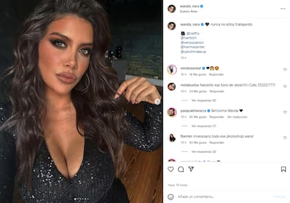 Acusaron a Wanda Nara de haber usado, de más, el Photoshop (Foto: Instagram @wanda_nara)