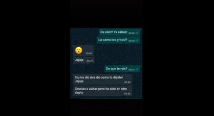 Acusó por error a su vecino en un WhatsApp y pasó un mal momento (Foto: Captura de video)