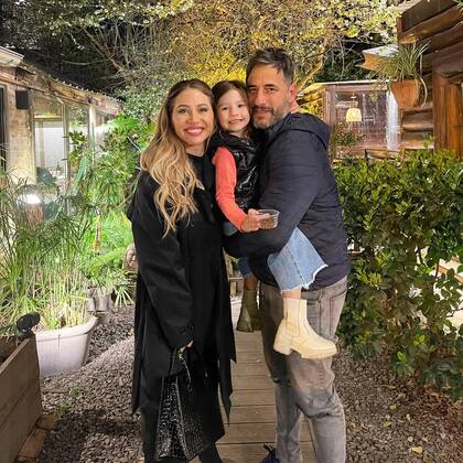 Adabel Guerrero y Martín Lamela son padres de Lola, de 8 años