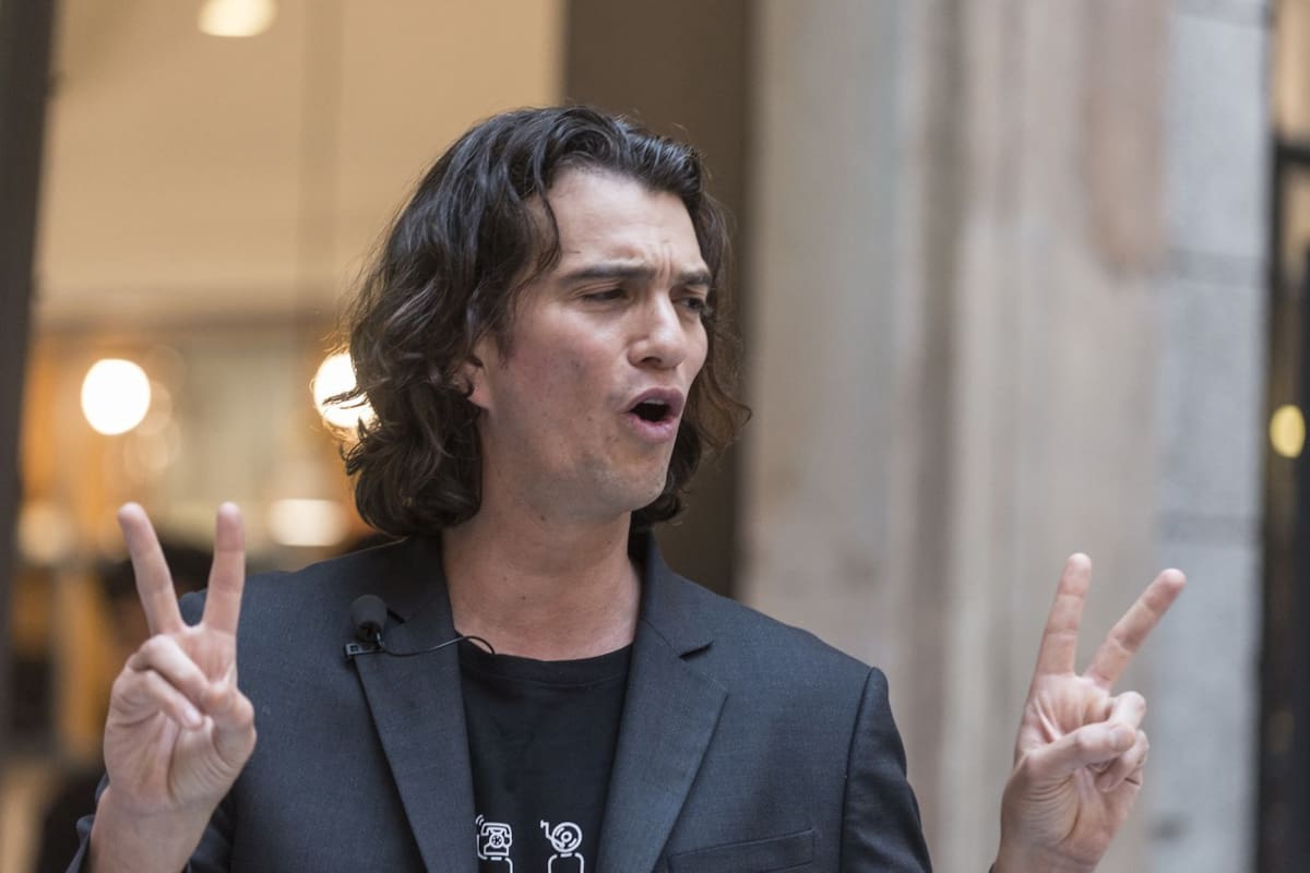 Adam Neumann retiró su oferta