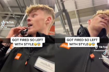 Adam Powiss anunció su despido a través del altavoz de una tienda B&Q