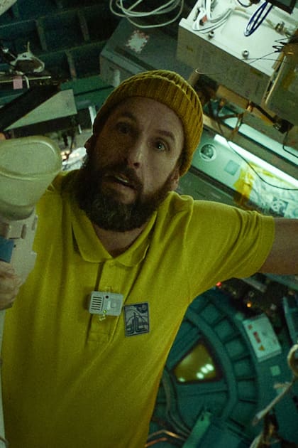 Adam Sandler en El astronauta, uno de los estrenos de la plataforma de streaming del mes
