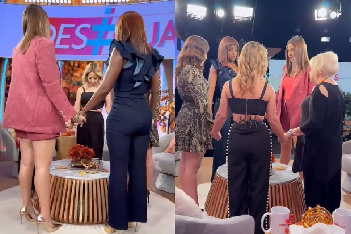 Adamari Lopez hizo una oración antes de iniciar su programa