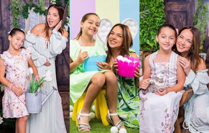 Adamari López y su hija, Alaïa, disfrutaron del Día de Pascua en La Casa Blanca