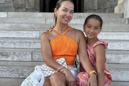 Adamari López y su hija Alaïa están de vacaciones en Europa