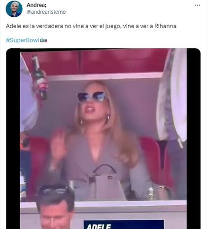 Adele fue una de las celebridades que acudió al show