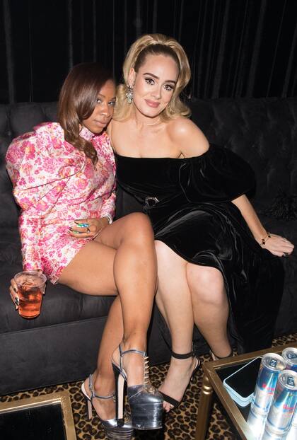 Adele fue vista hace unos días en Hollywood, celebrando el cumpleaños de Drake con amigos