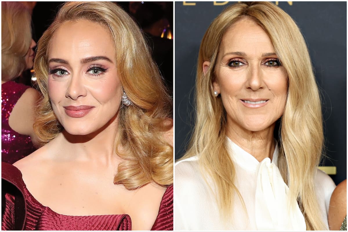 Adele y Celine Dion protagonizaron un emotivo encuentro en Las Vegas