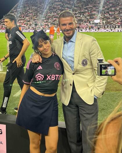 Además, agradeció a David Beckham por una noche "inolvidable"