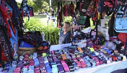 Además de adoptar, muchas organizaciones llevan productos para vender y recaudar dinero para los animales que se encuentran bajo tratamientos médicos