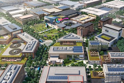 Además de espacios residenciales, se planea la construcción de fábricas y un centro logístico de innovación