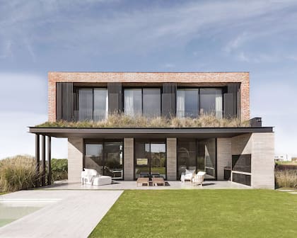 La casa se construyó en Puertos, un barrio en Escobar que premia la construcción sustentable.