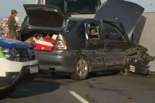 Dos muertos y tres heridos por un choque en la autopista Panamericana