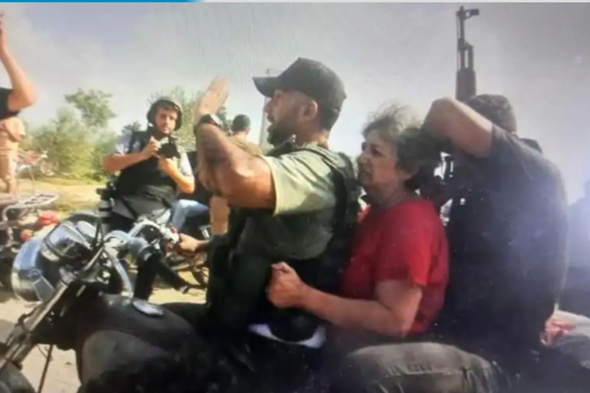 Adina Moshe, al momento de su secuestro